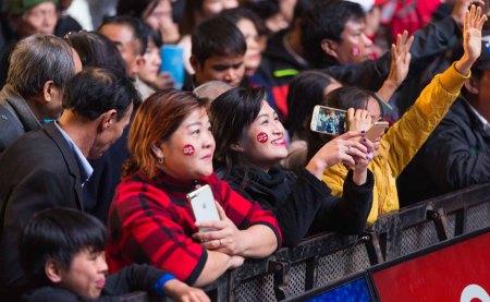 The audience at a BGEA Event in Hanoi in 2017.