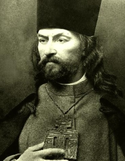 Georgy Apollonovich Gapon (1870-1906), a Russian Orthodox Church clergyman known for supporting political reform in Tsarist Russia. 