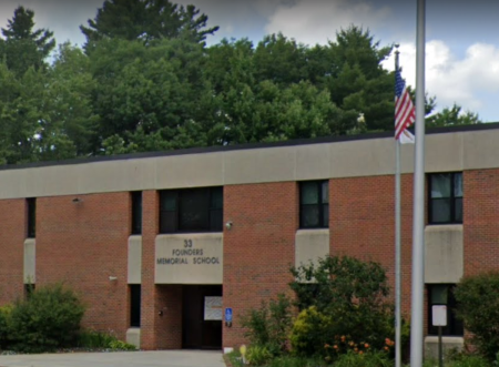 Founders Memorial School in Essex Junction, Vermont. 