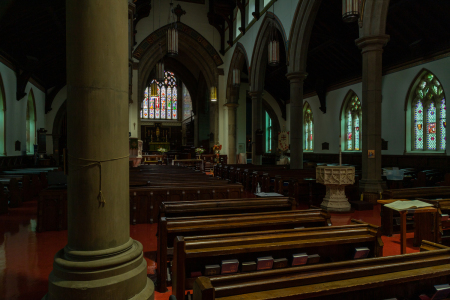 Christ Church Cathedral (Anglican) in the Canadian provincial capital of Fredericton, New Brunswick. 