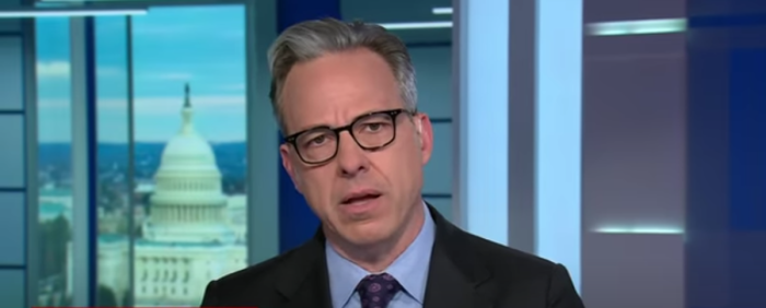 CNN anchor Jake Tapper reacts to the release of the Durham report, May 15, 2023.