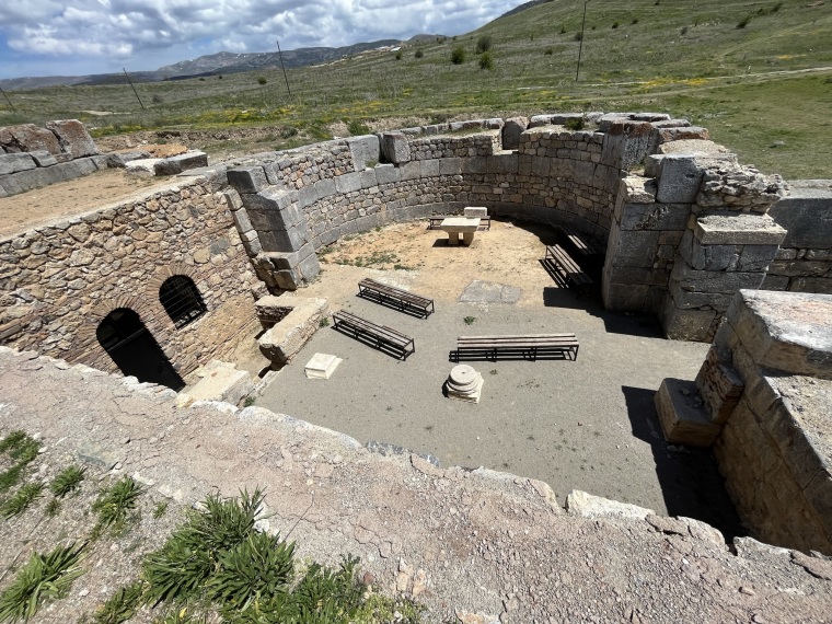 Remnants of St. Paul's Church in Pisidian Antioch, Turkey.