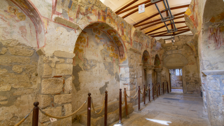 Inside the newly renovated St. Nicholas Church in Antalya, Turkey, in May 2023.