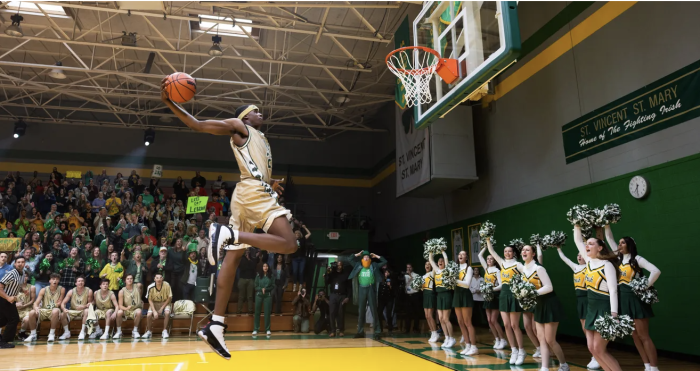 Marquis 'Mookie' Cook stars as a young LeBron James in 'Shooting Stars.'