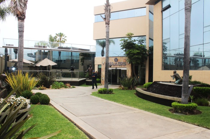 The Oasis of Hope hospital in Tijuana, Mexico.