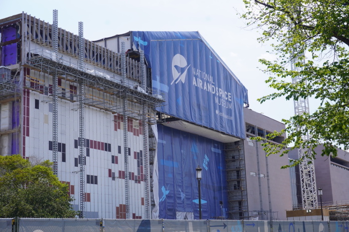 The National Air and Space Museum in Washington DC was under construction on June 10, 2023. 