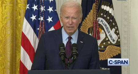 President Joe Biden marked the 60th anniversary of the founding of the Lawyers' Committee for Civil Rights at the White House in Washington, D.C., August 28, 2023. .