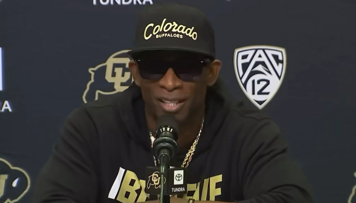 University of Colorado head coach Deion Sanders.