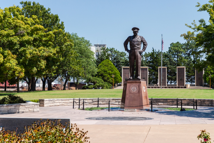 The Dwight D. Eisenhower Presidential Library & Museum in Abilene, Kansas. 