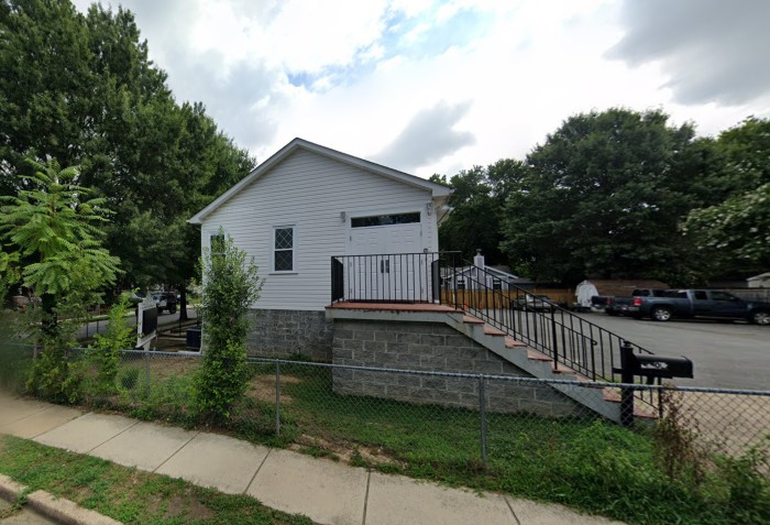 The Apostolic Church International Ministry building at 2707 Dewitt Ave. in Alexandria, Virginia.