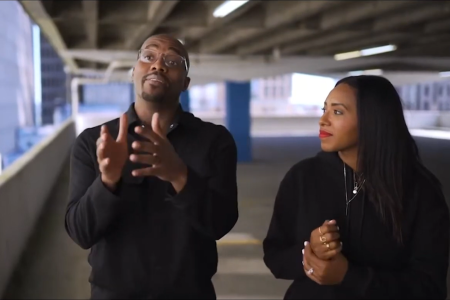 Pastor Sam Collier (L) and his wife Toni Collier (R).