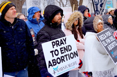 Pro-Life demonstrators joined together in Washington DC for the annual March For Life Event in solidarity with the anti-abortion stance on Jan. 19, 2024.