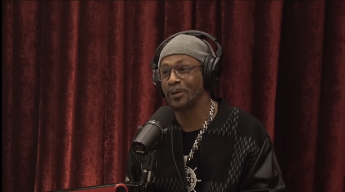 Comedian Katt Williams appears on the 'Joe Rogan Experience' on February 29, 2024.