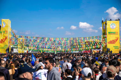 Hundreds of thousands of people, mostly Kurds, gather in Istanbul to celebrate Nowruz, the New Year of the Persian calendar on 17 March 2024. Near 300 million people celebrate the Nowruz New Year festival, which marks the start of spring and has been observed for 3,000 years in different regions across the Middle East, Asia, and Eastern Europe.