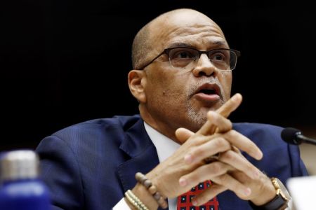 David Banks, chancellor of the New York City Department of Education, speaks during a hearing with subcommittee members of the House Education and the Workforce Committee in the Rayburn House Office Building on May 08, 2024, in Washington, D.C.