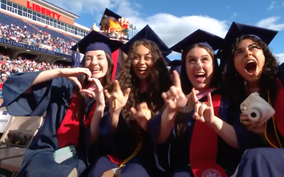 Liberty University’s 2024 Commencement Ceremony at Williams Stadium.