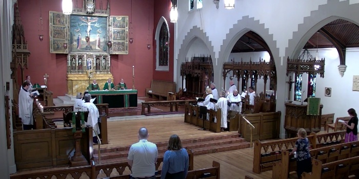 All Saints' Cathedral of Milwaukee, Wisconsin, which serves as the seat of the Episcopal Diocese of Milwaukee. 