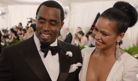 Music mogul Sean “Diddy” Combs (L) and his former girlfriend, Cassie Ventura (R).