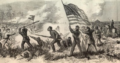 The June 1863 American Civil War battle of Milliken's Bend, Louisiana, in which newly recruited African American Union troops fended off a Confederate attack.