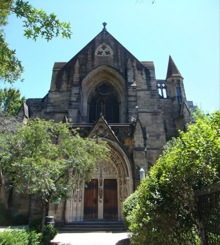 Synod Hall at the Cathedral Church of Saint John the Divine in New York City.