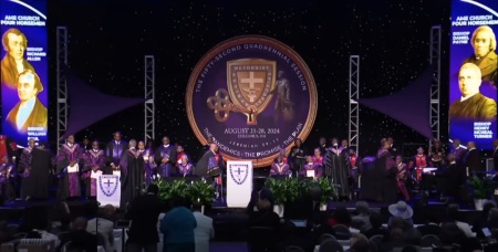 The closing worship and consecration service of the 52nd Quadrennial Session of the African Methodist Episcopal Church General Conference, held Aug. 28, 2024 in Columbus, Ohio. 