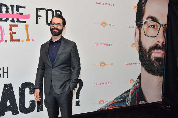 Matt Walsh arrives at the 'Am I Racist?' movie premiere at Regal Green Hills on Sept. 09, 2024, in Franklin, Tenn. 