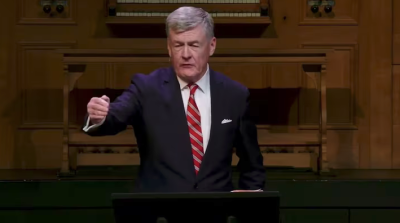 Pastor Steve Lawson in a screenshot from an undated sermon on YouTube.