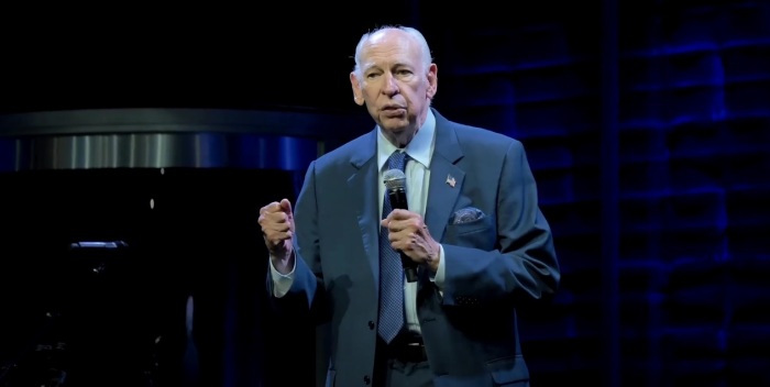 The Rev. Rafael Cruz, the father of Republican U.S. Sen. Ted Cruz of Texas, gives remarks at the Christians Engaged Conference at Sojourn Church of Carrollton, Texas, on Sept. 27, 2024. 