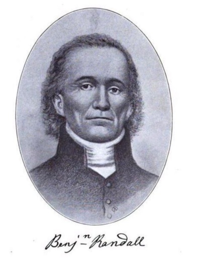 Benjamin Randall (1749-1808), a preacher and American Revolution veteran, who helped found the New England Free Will Baptists. 