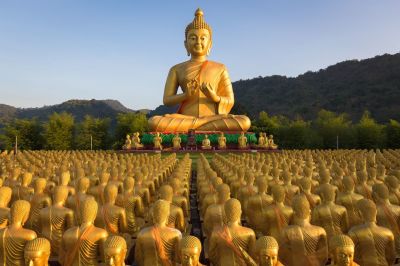 Buddha statue in Thailand. 