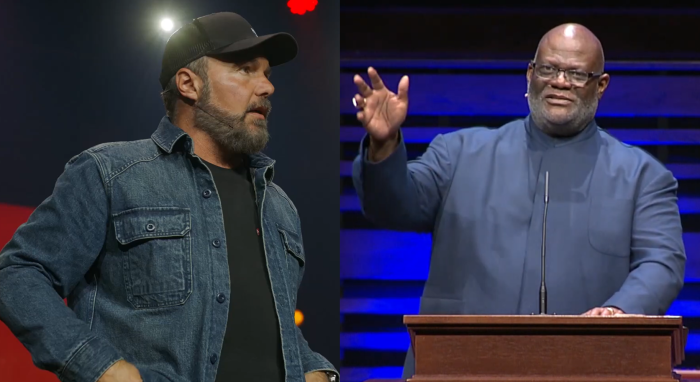 Pastor Mark Driscoll (L) and Pastor Dwight McKissic (R)