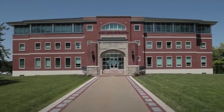 The Burt Administration Building at Hannibal-LaGrange University of Hannibal, Missouri.