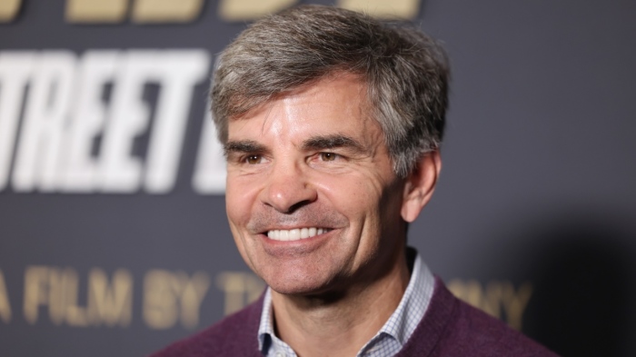 ABC News host George Stephanopoulos attends the 'Road Diary: Bruce Springsteen & The E Street Band' New York premiere at Museum of Modern Art on Oct. 15, 2024, in New York City.