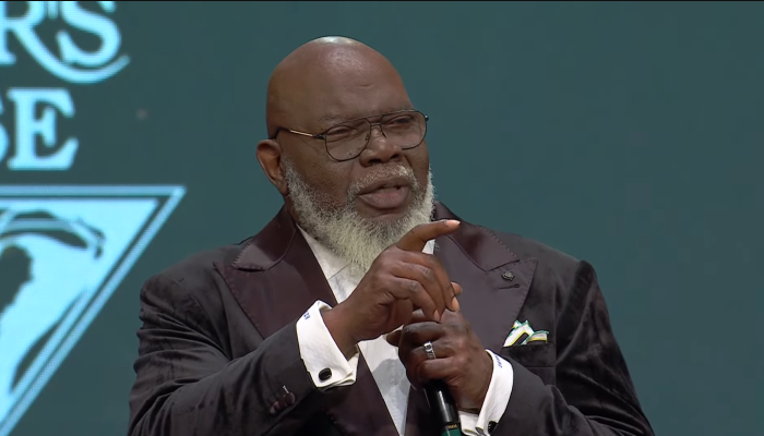 Bishop T.D. Jakes on New Year's Eve 2024.