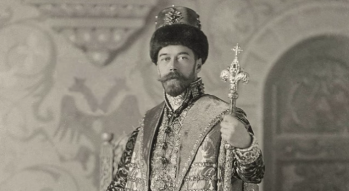 A screenshot of the last Russian Emperor Nicholas II Alexandrovich in an undated photo. 