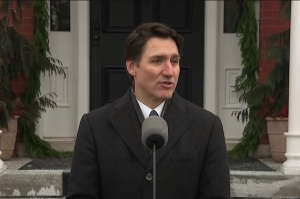 Canadian Prime Minister Justin Trudeau announces resignation