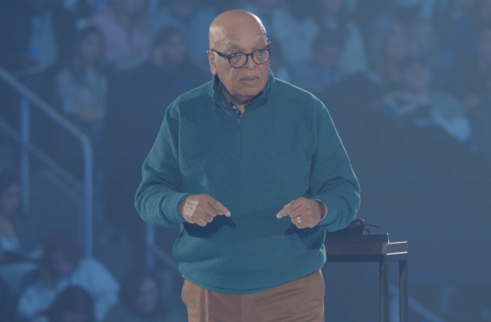 Crawford Loritts speaks at Passion 2025 in Atlanta, Georgia, on January 7, 2025.