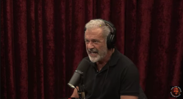 Actor and filmmaker Mel Gibson during an appearance on the Joe Rogan Experience released on Jan. 9, 2025.