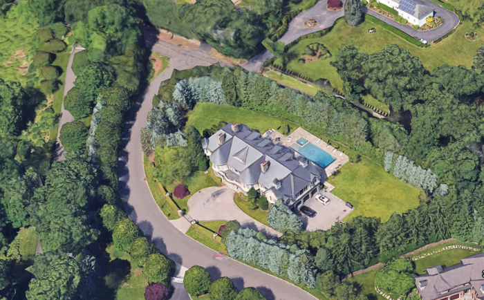 1 BROOK VIEW RYE, LLC owned this mansion located at 1 Brook View Lane, Rye, N.Y. where JANE A DOE was allegedly sexually abused.