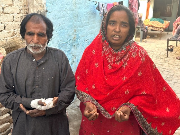 Gulzar Masih and wife Sumera say their 12-year-old daughter Ariha was abducted by a Muslim neighbor.