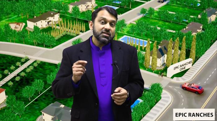 Yasir Qadhi in a screenshot from a Feb. 12, 2025, video promoting the EPIC community. 