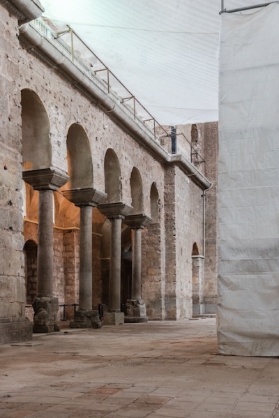 Hagia Irene, a fouth century former church-turned-museum in Istanbul, Turkey. 