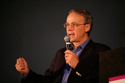 The Rev. David Beckmann, Bread for the World president, speaks at The Gathering 2007, an anti-hunger event, in Washington, D.C. on Sunday, June 10, 2007.