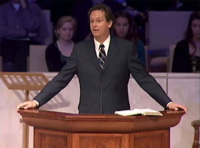 Senior Pastor Dennis Wiles of First Baptist Church of Arlington, Texas, preaches Sunday, March 6, 2011.