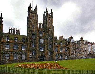 The Church of Scotland's General Assembly Hall in Edinburgh, Scotland.