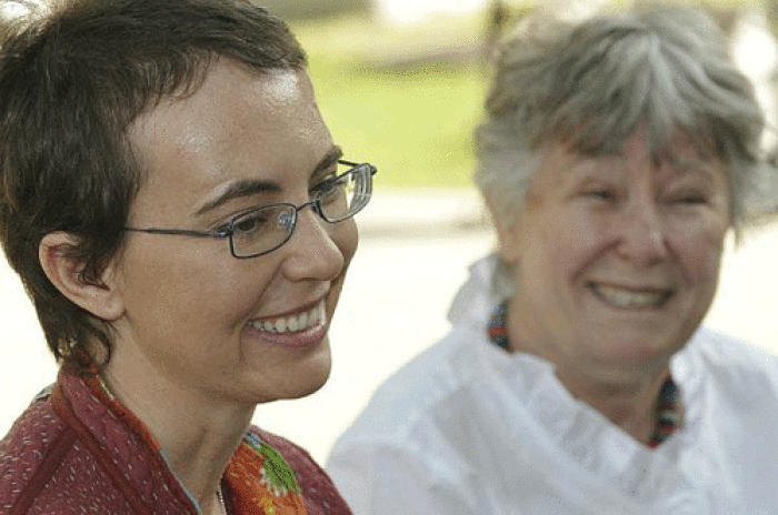 U.S. Rep. Gabrielle Giffords and her mother taken on May 17, 2011.