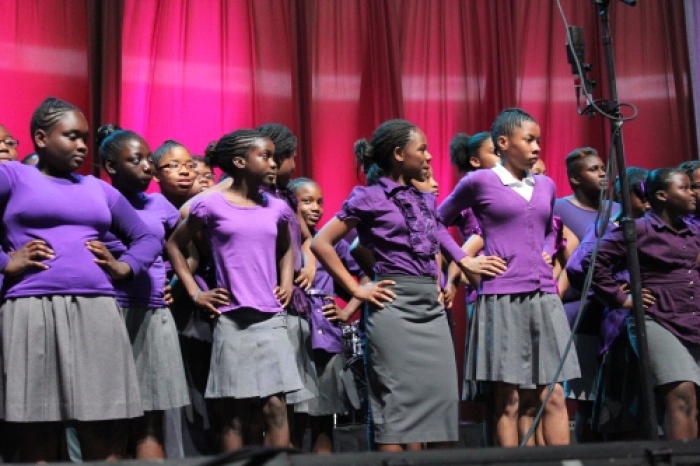 Participants perform during the 2011 McDonald's Gospelfest competition in Newark, N.J., June 18, 2011.