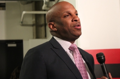 Gospel giant Donnie McClurkin appears at the McDonald's Gospelfest in Newark, N.J., June 18, 2011.