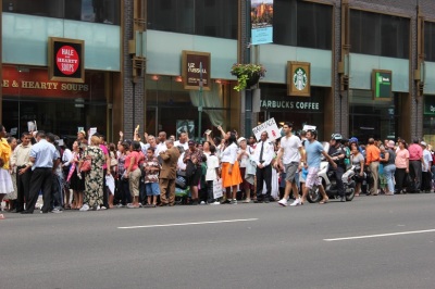 Thousands marched in the 'Let the People Vote' rally in Manhattan on July 24, 2011 to protest of New York's gay marriage law and demand that state lawmakers put the issue before voters through a statewide referendum.