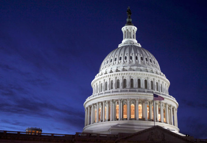 The U.S. Capitol Dome is seen on Capitol Hill in Washington.